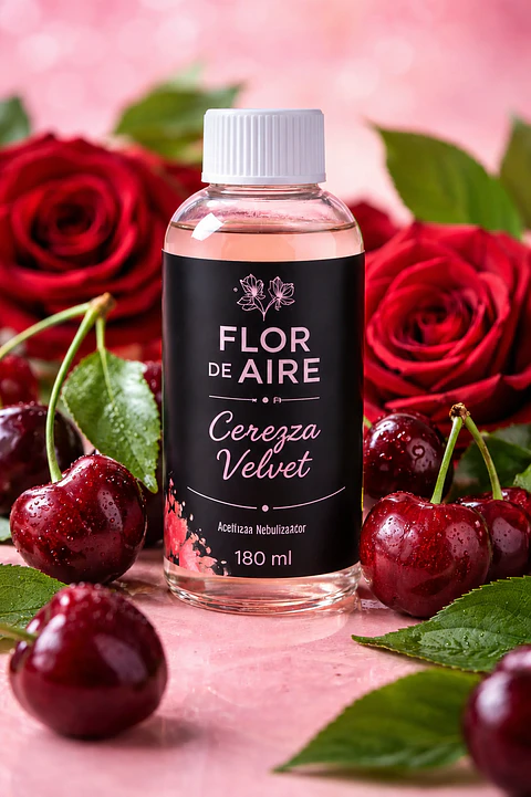 Aceite Aromático para Nebulizadores Cereza Velvet 180 ml