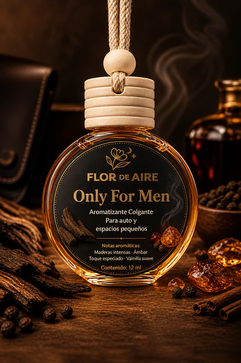Aromatizante para auto Only For Men 12 ml