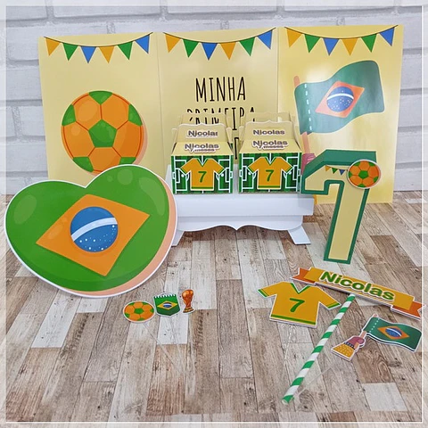 Arquivo de Corte Kit Festa Futebol Copa 12