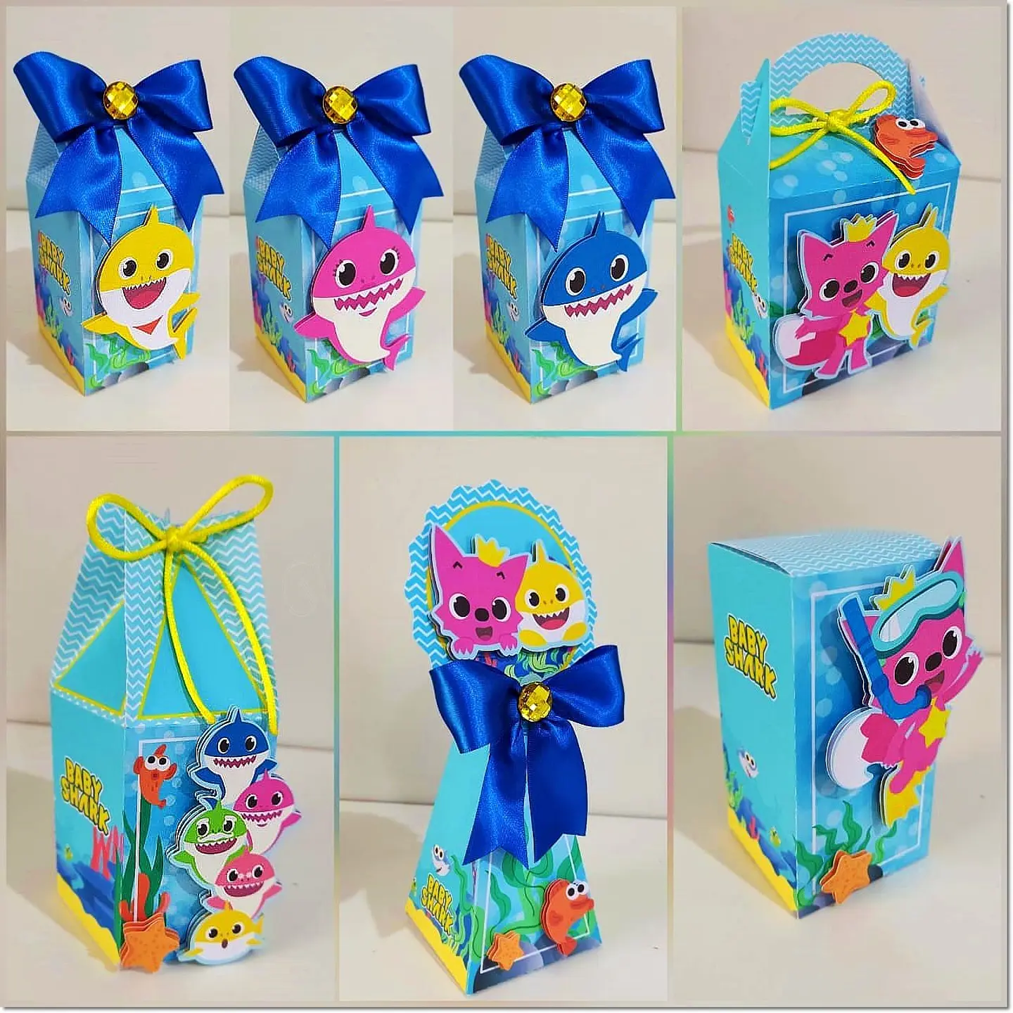 Arquivo de Corte Kit Festa Baby Shark 34 1