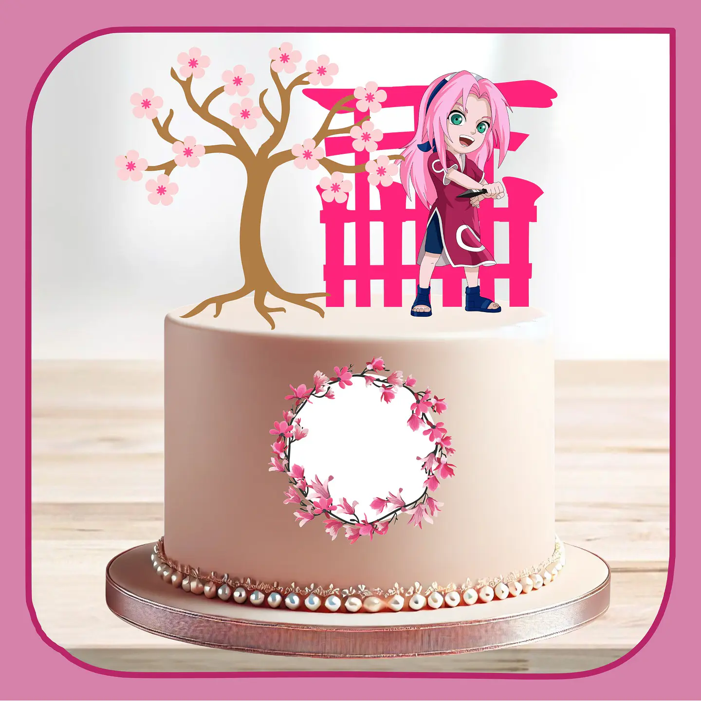 Arquivo de Corte Topo de Bolo Naruto Sakura Haruno 13 1