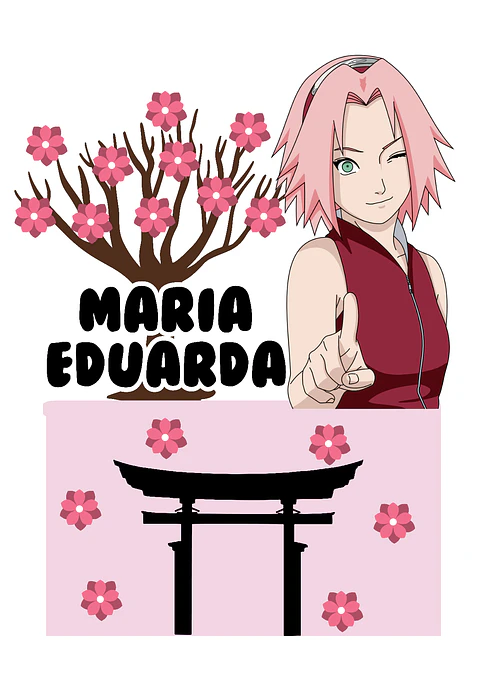 Arquivo de Corte Topo de Bolo Naruto Sakura Haruno 4