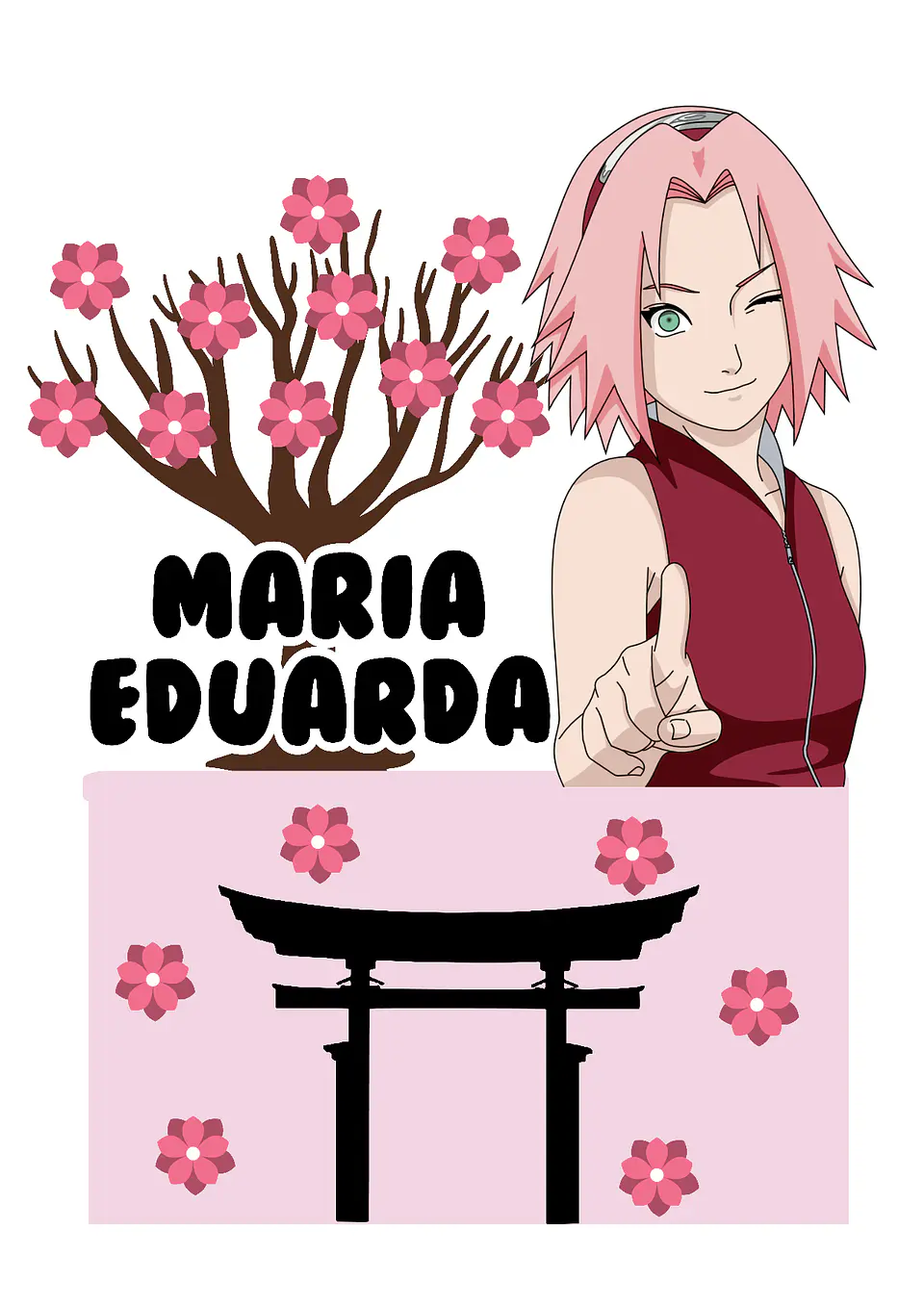 Arquivo de Corte Topo de Bolo Naruto Sakura Haruno 4 1