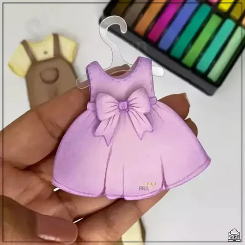 Arquivo de Corte Topo de Bolo Baby Bebê Menina 37