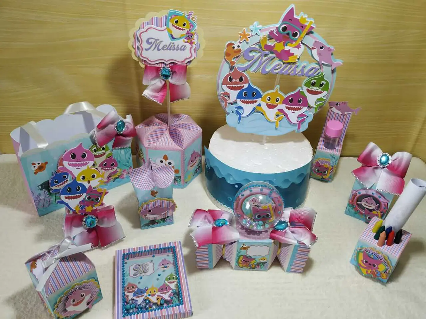 Arquivo de Corte Kit Festa Baby Shark 1 1