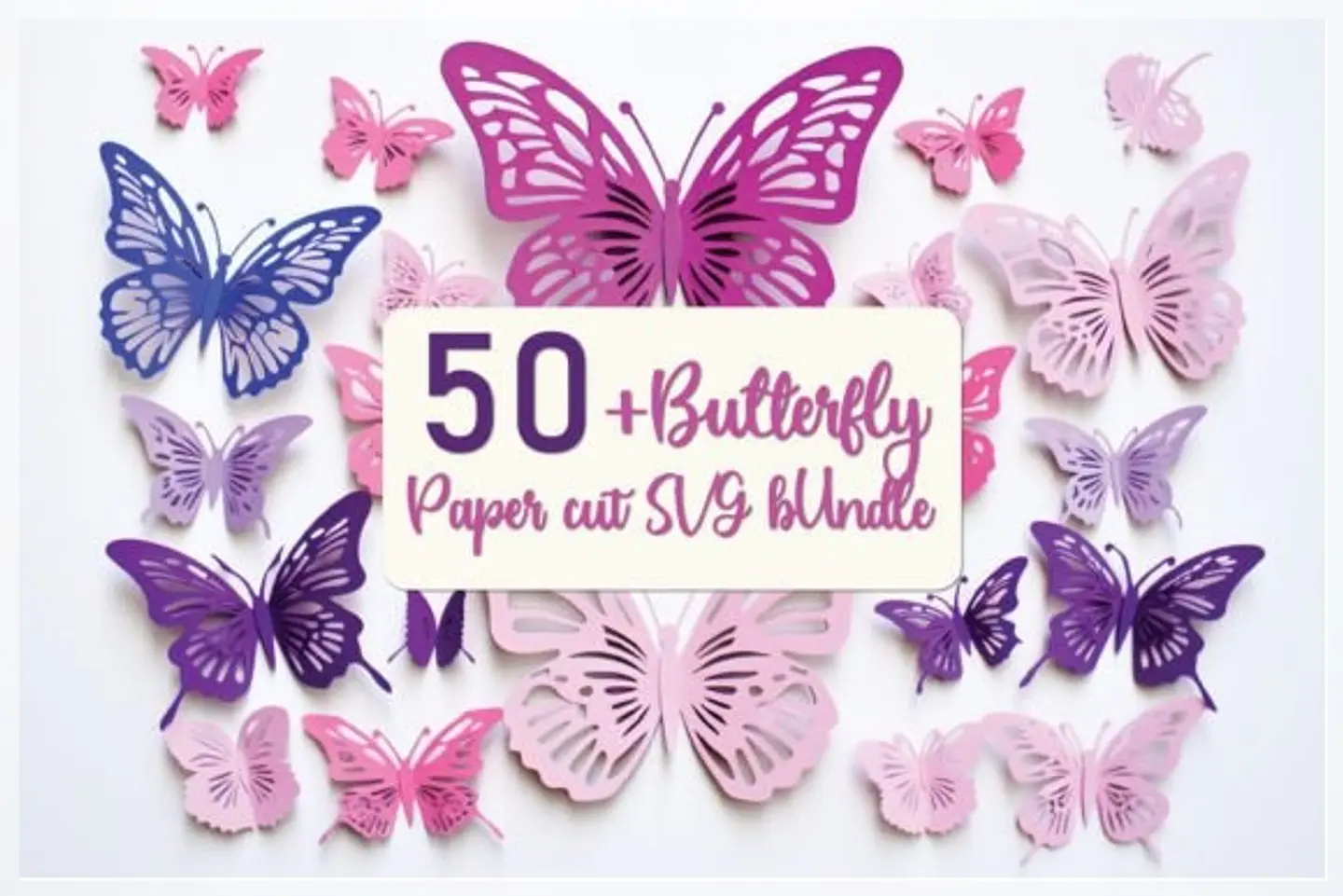 Arquivo de Corte Borboleta Vazada Butterfly 1 1