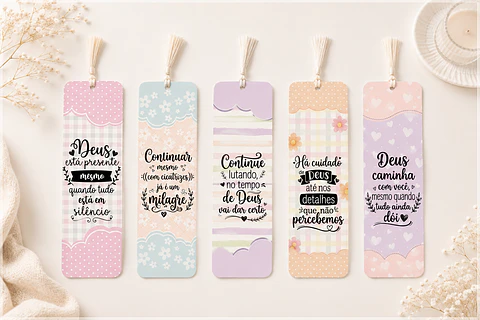 Arquivo de Corte Marca Paginas Coleção Colorful