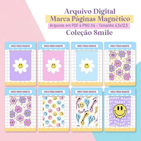 Arquivo de Corte - Marca Pagina Smiles 02