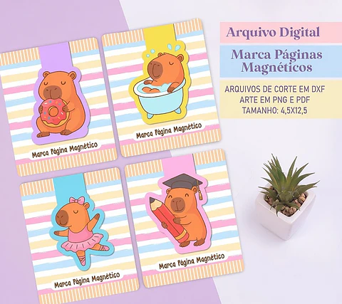Arquivo de Corte - Marca Pagina Capivaras 03