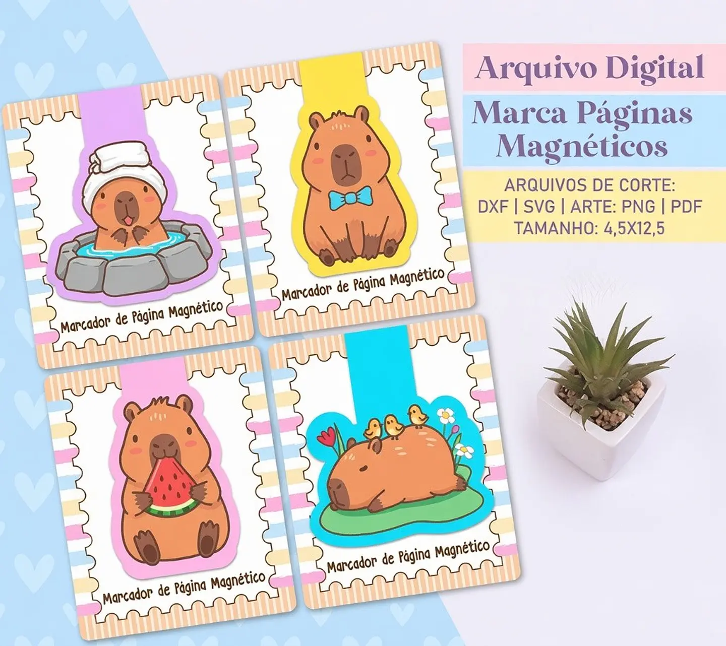 Arquivo de Corte - Marca Pagina Capivaras 04 1