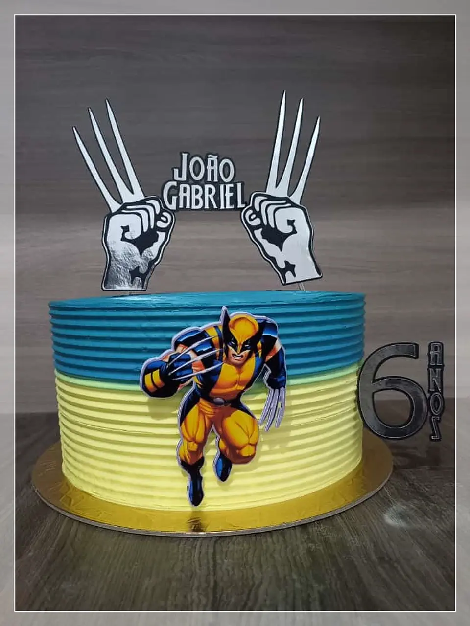 Arquivo de Corte Topo de Bolo Wolverine 2 1