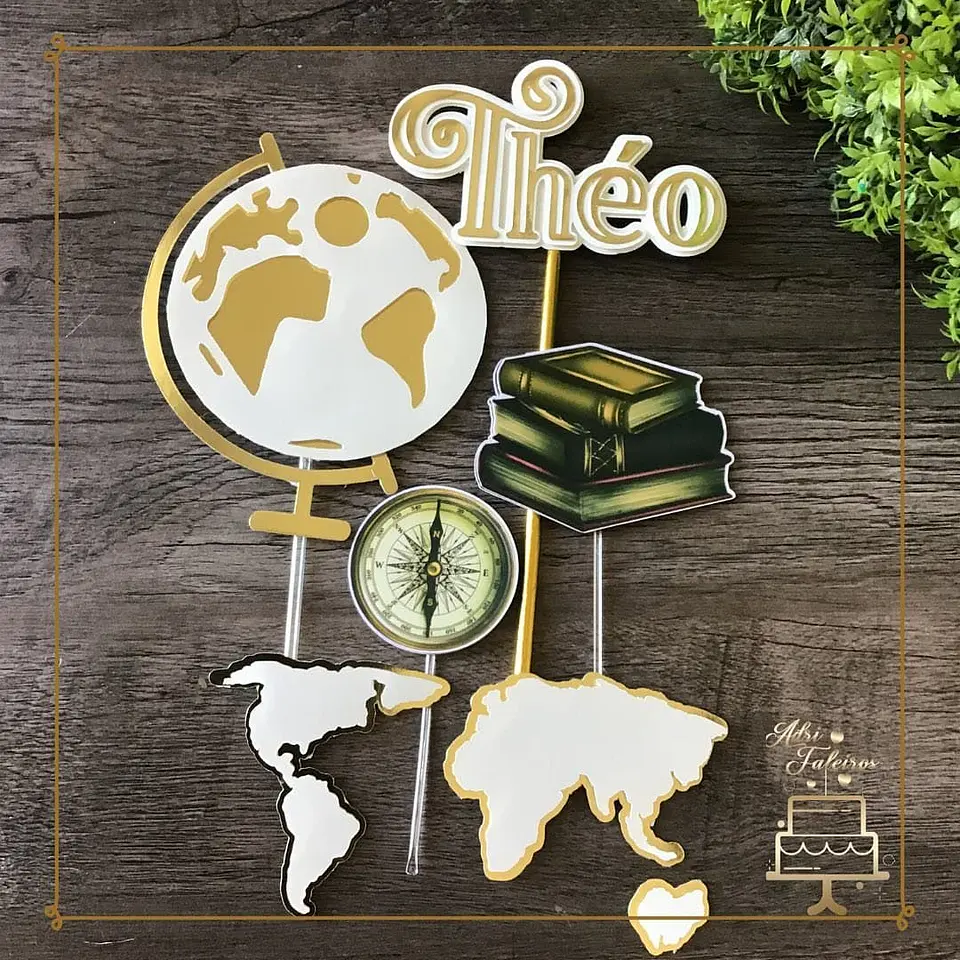 Arquivo de Corte Topo de Bolo Viagem 16 1