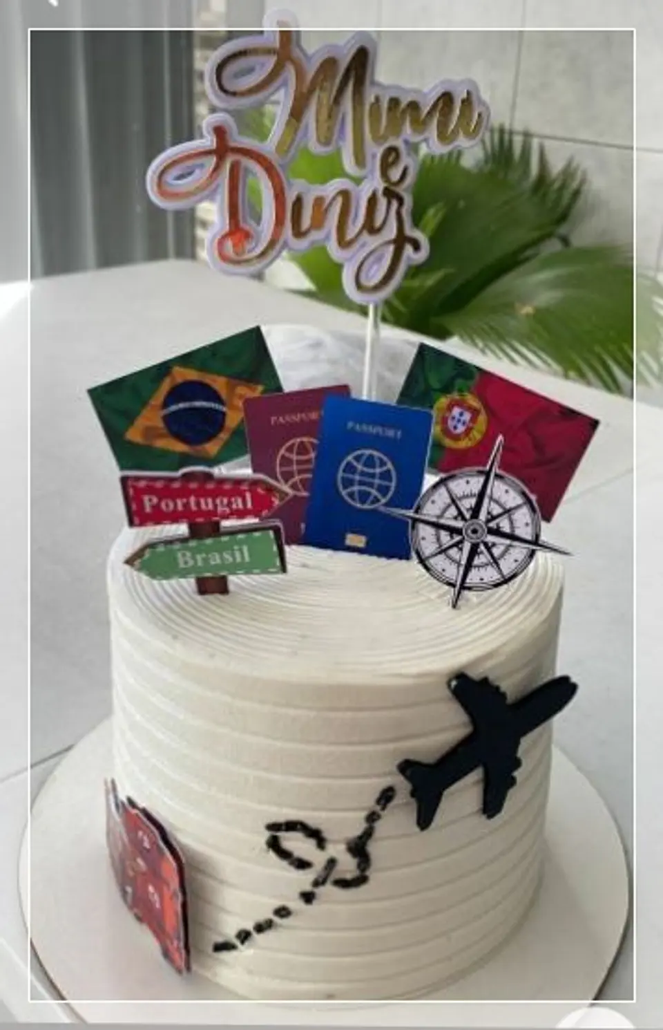 Arquivo de Corte Topo de Bolo Viagem 10 1