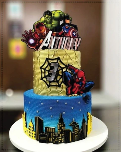 Arquivo de Corte Topo de Bolo Vingadores 33