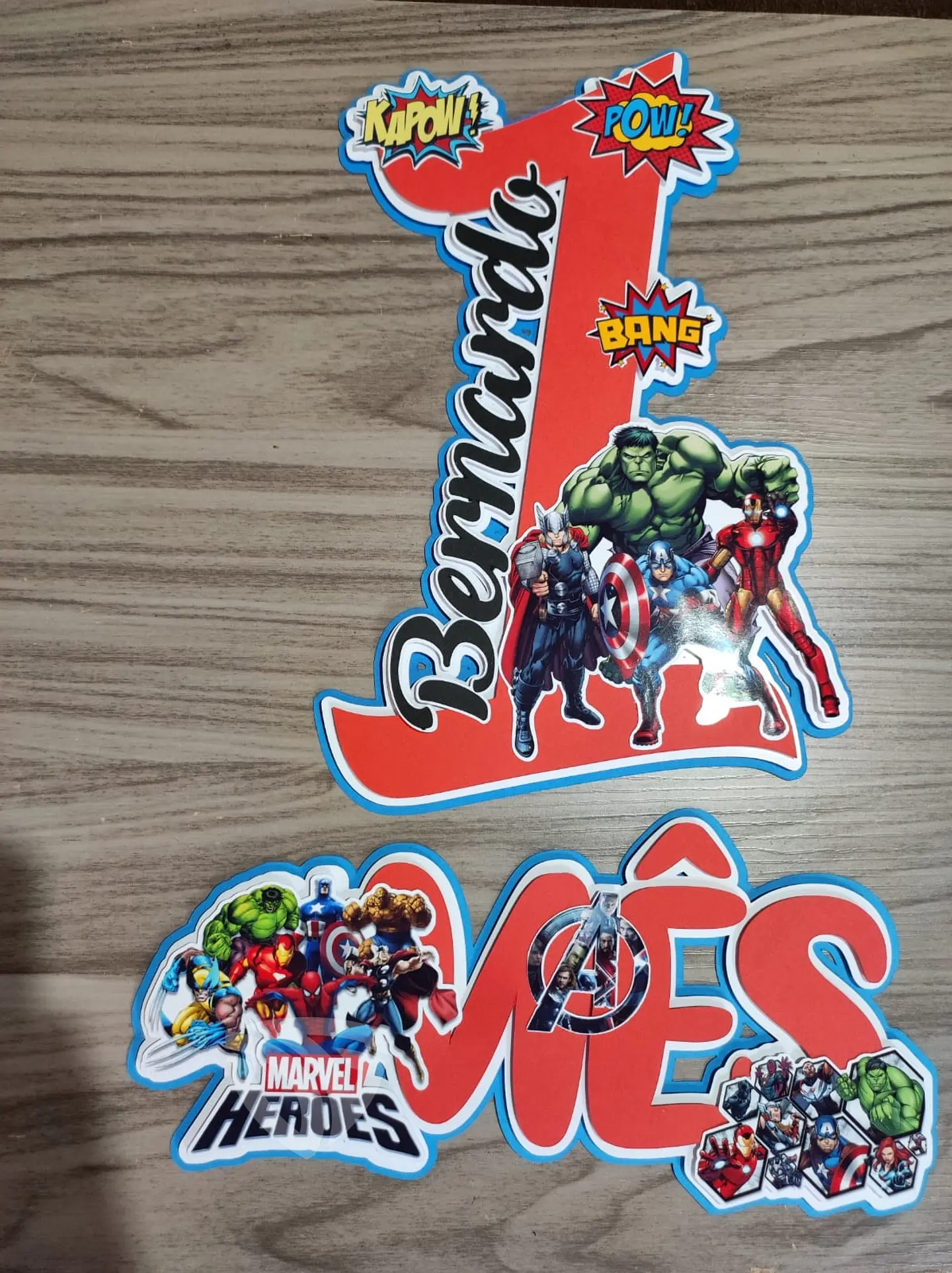 Arquivo de Corte Topo de Bolo Vingadores 12 1