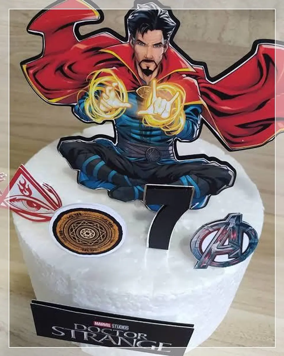 Arquivo de Corte Topo de Bolo Vingadores 10 1