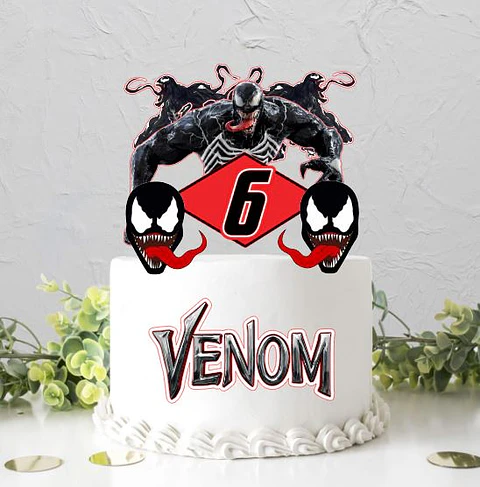 Arquivo de Corte Topo de Bolo Venom 2