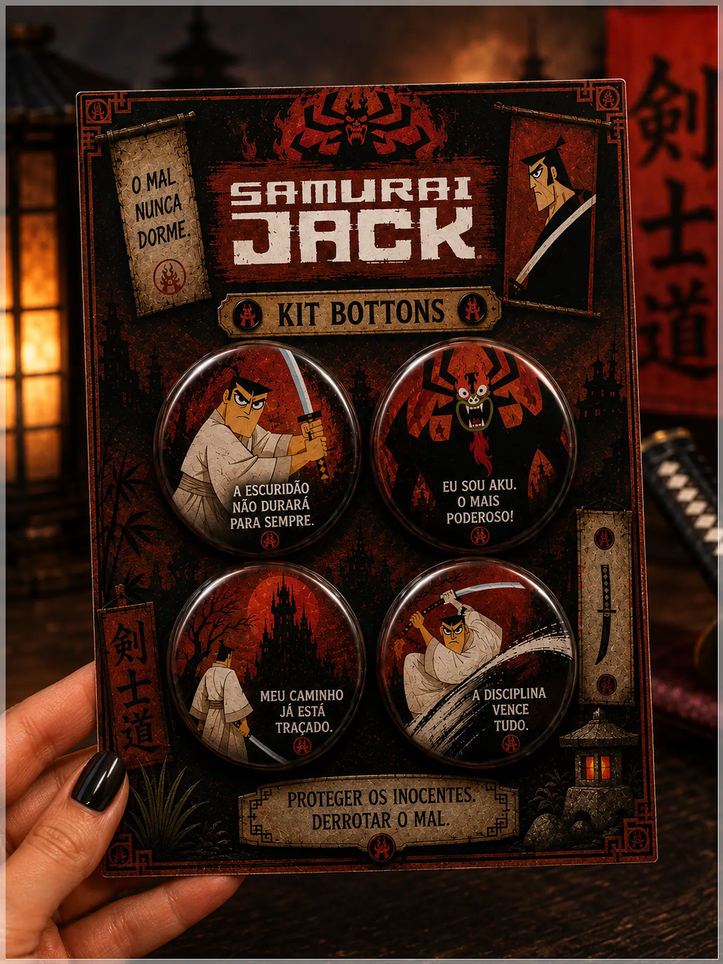 Arquivo de Corte Bottons Samurai Jack 125 1