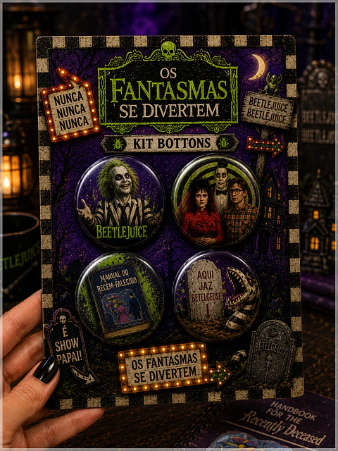 Arquivo de Corte Bottons Os Fantasmas se Divertem 122