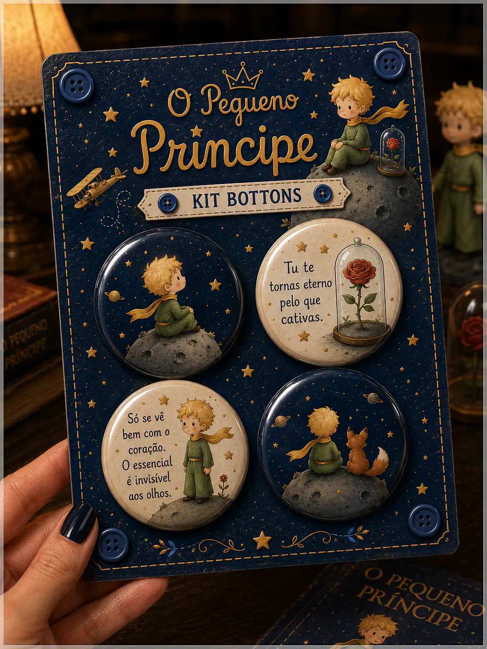 Arquivo de Corte Bottons O Pequeno Príncipe 121 1