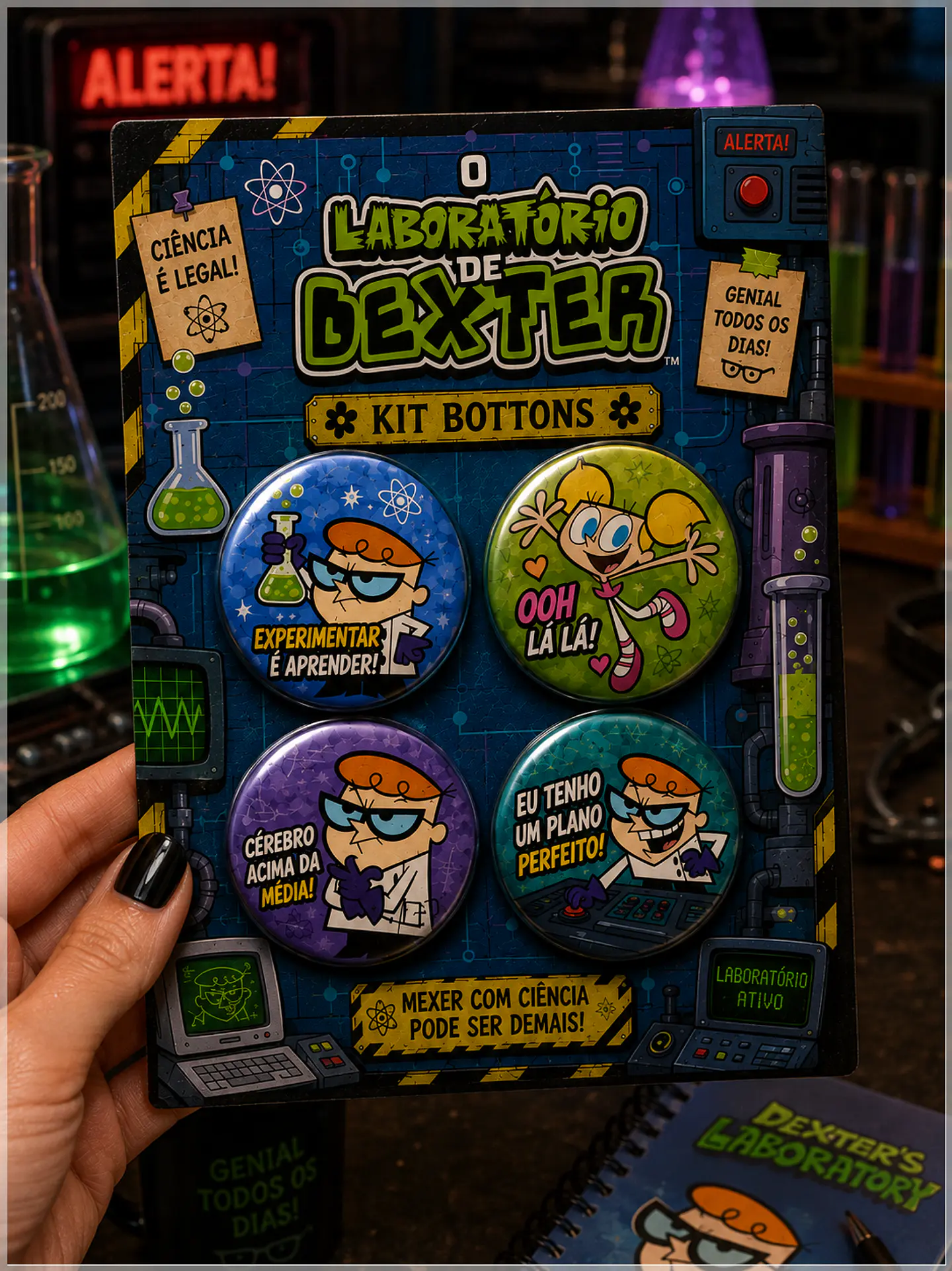 Arquivo de Corte Bottons O Laboratório do Dexter 120 1