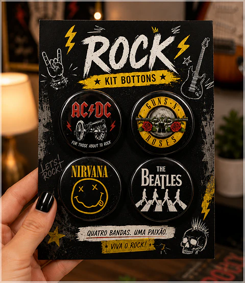 Arquivo de Corte Bottons Rock 106