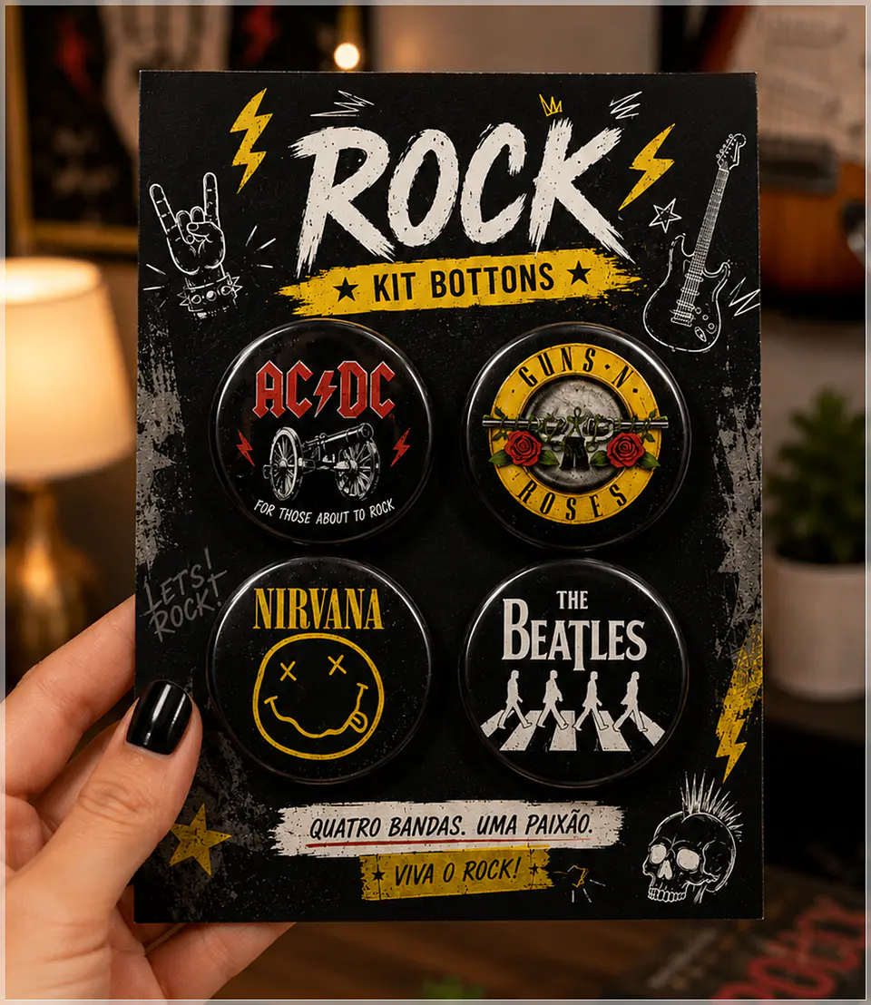 Arquivo de Corte Bottons Rock 106 1