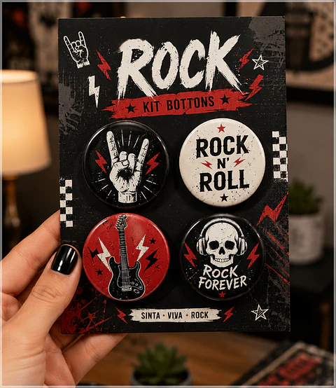 Arquivo de Corte Bottons Rock 105