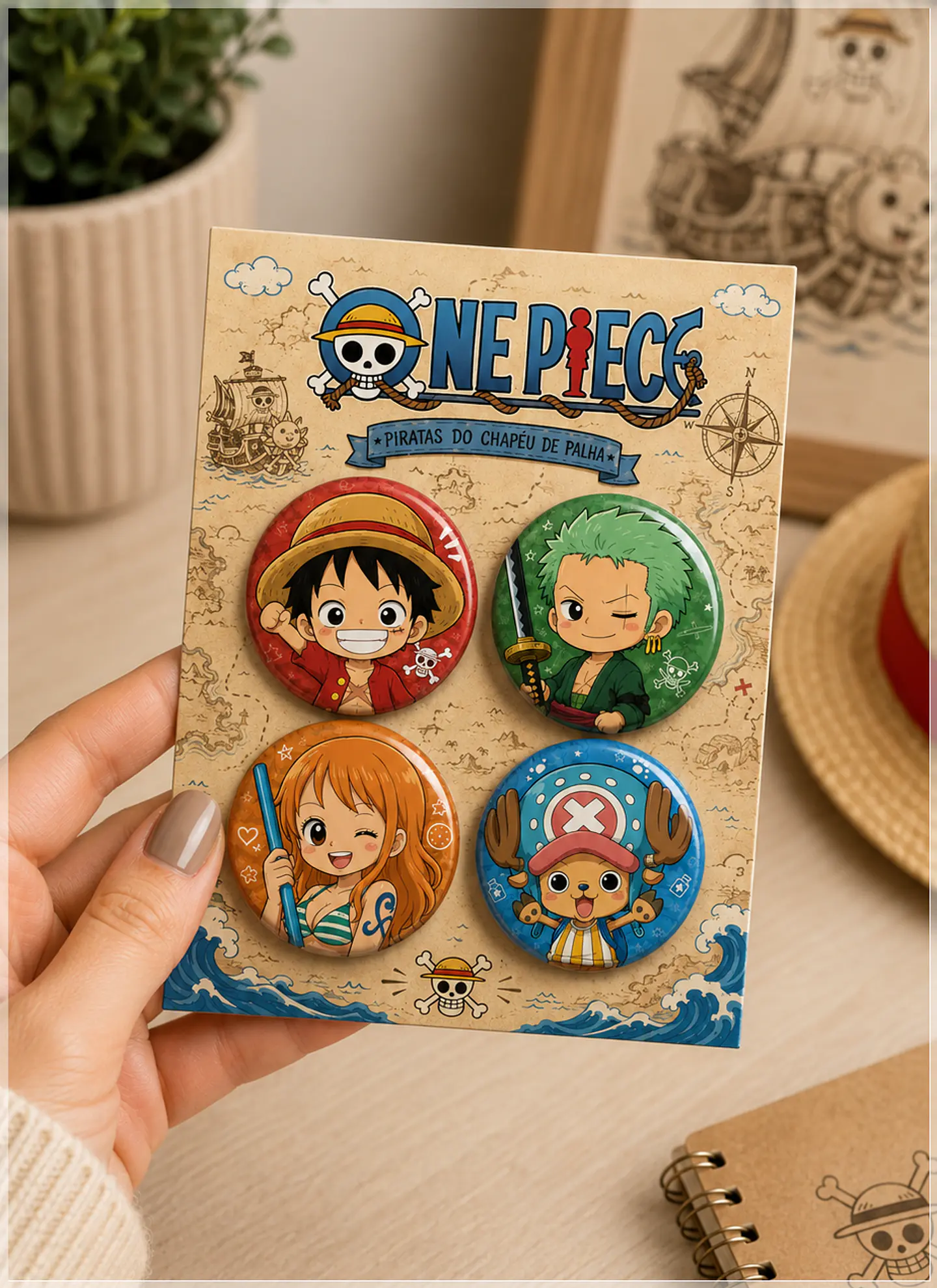 Arquivo de Corte Bottons One Piece 104 1