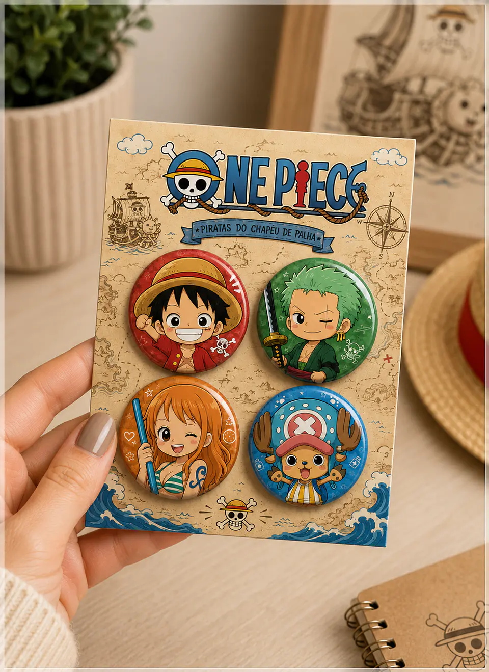 Arquivo de Corte Bottons One Piece 104 1