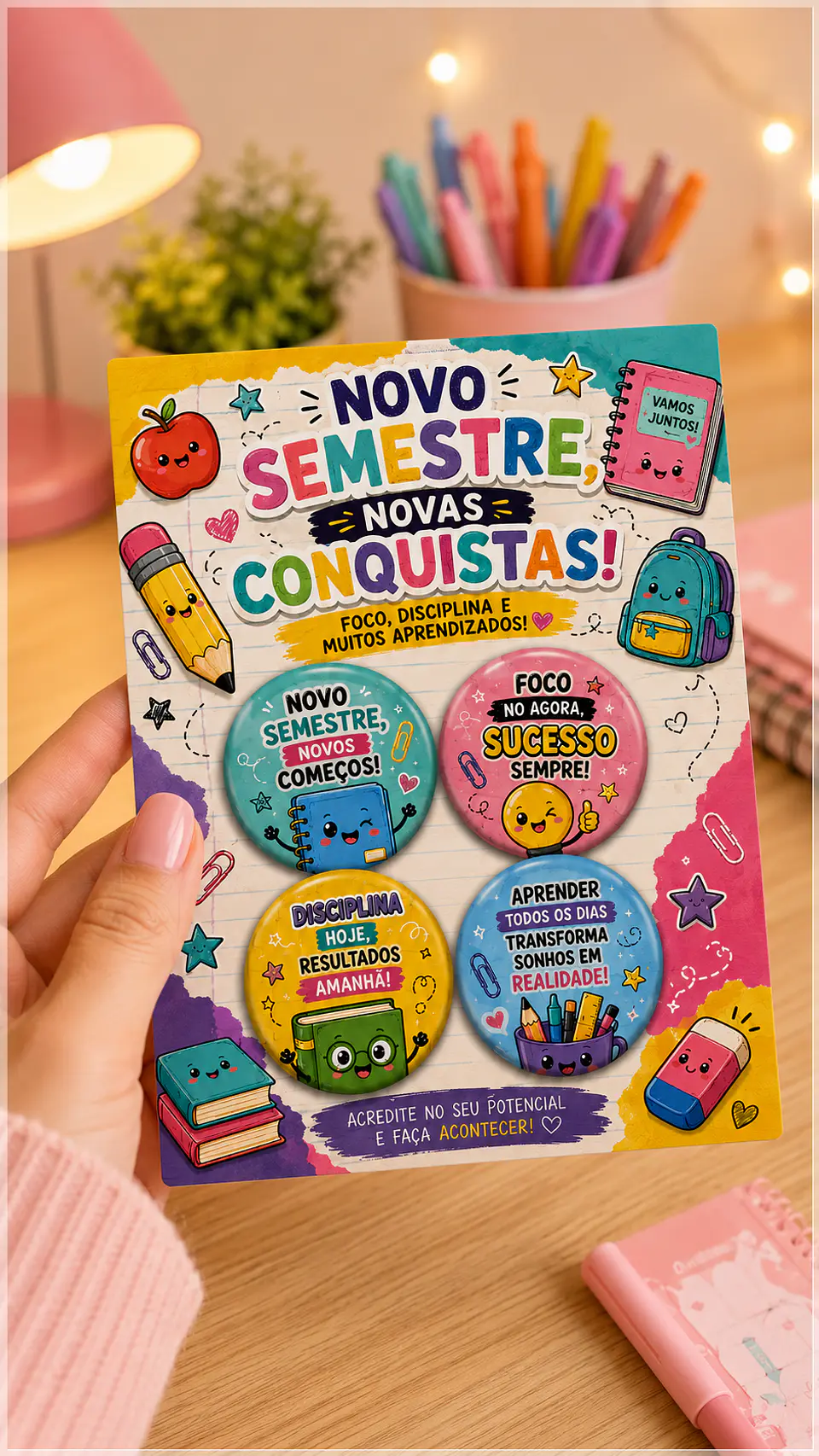 Arquivo de Corte Bottons Volta as Aulas 99 1