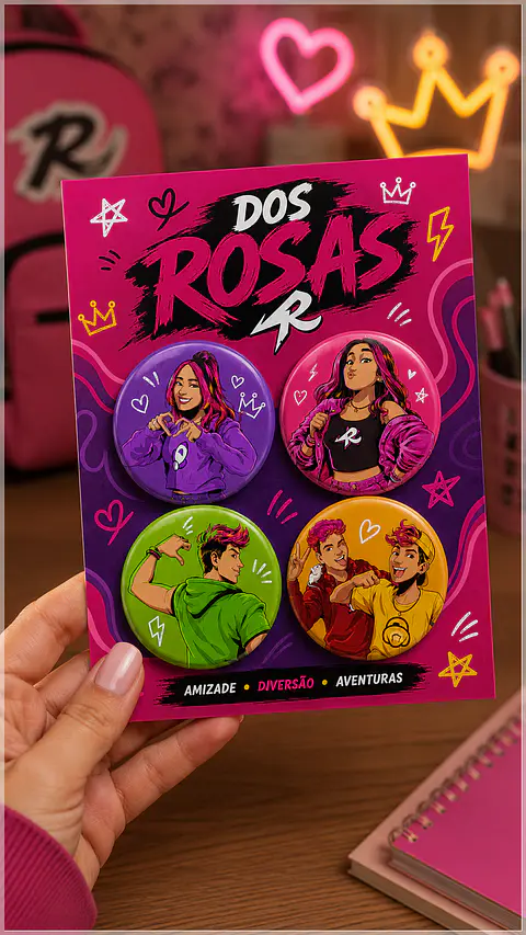 Arquivo de Corte Bottons Dos Rosa Emilly Vick 96