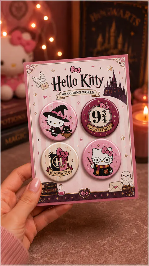 Arquivo de Corte Bottons Hello Kitty 95