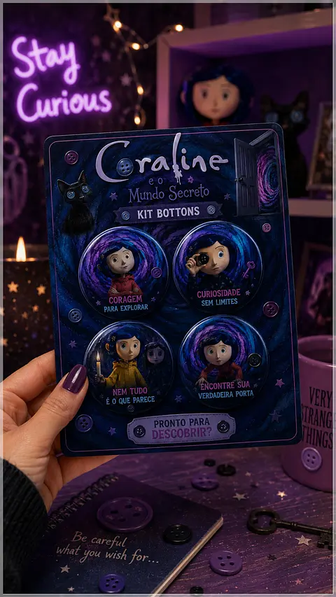 Arquivo de Corte Bottons Coraline 76