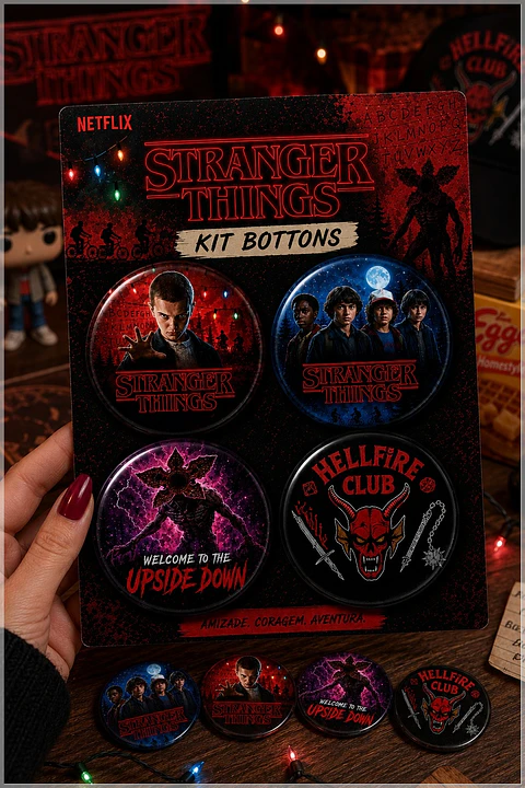 Arquivo de Corte Bottons Stranger Things 73