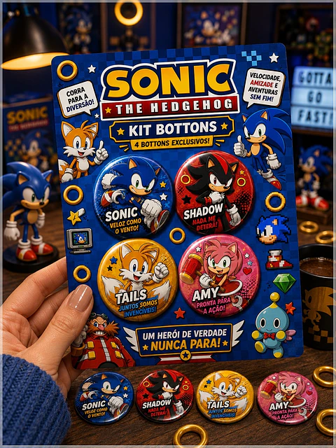 Arquivo de Corte Bottons Sonic 72