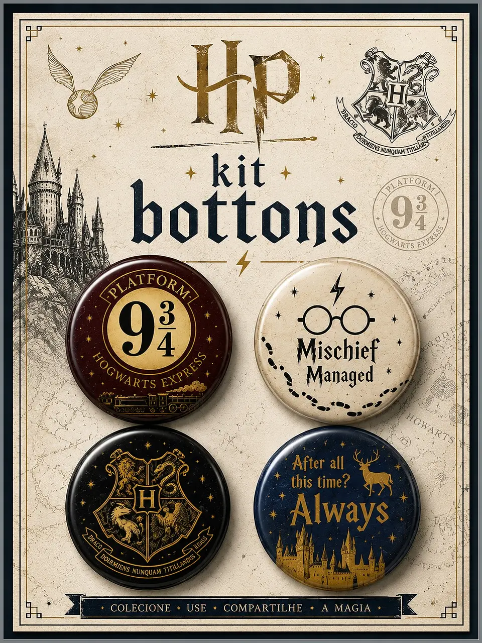 Arquivo de Corte Bottons Harry Potter 63 1
