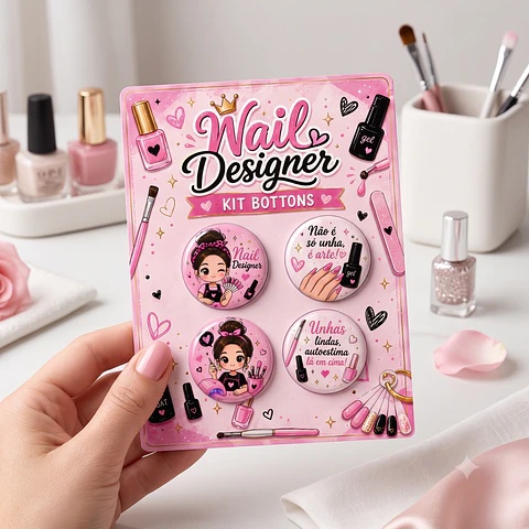 Arquivo de Corte Bottons Nail Designer 54