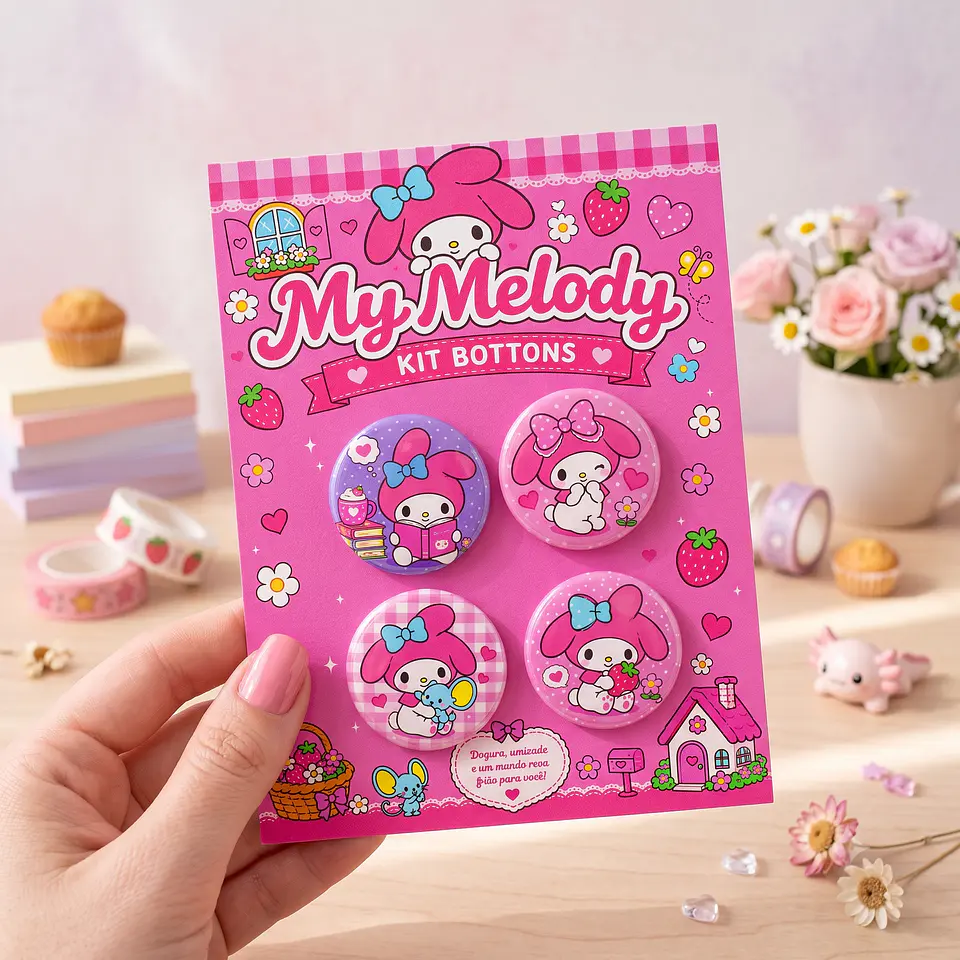 Arquivo de Corte Bottons My Melody 53 1