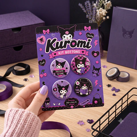 Arquivo de Corte Bottons Kuromi 51