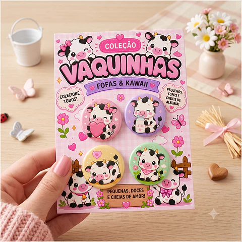Arquivo de Corte Bottons Vaquinha 27