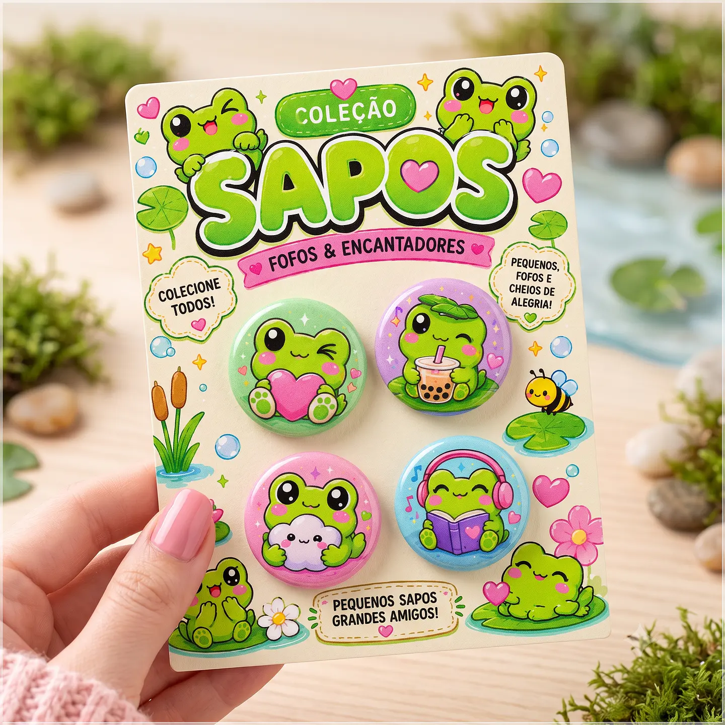 Arquivo de Corte Bottons Sapos Sapinho 23 1