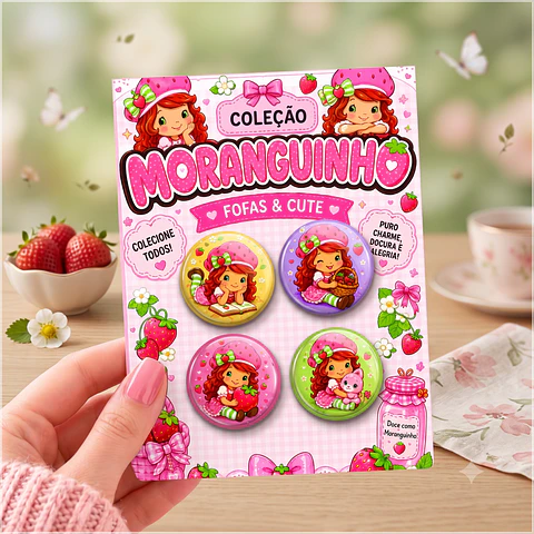Arquivo de Corte Bottons Moranguinho 21