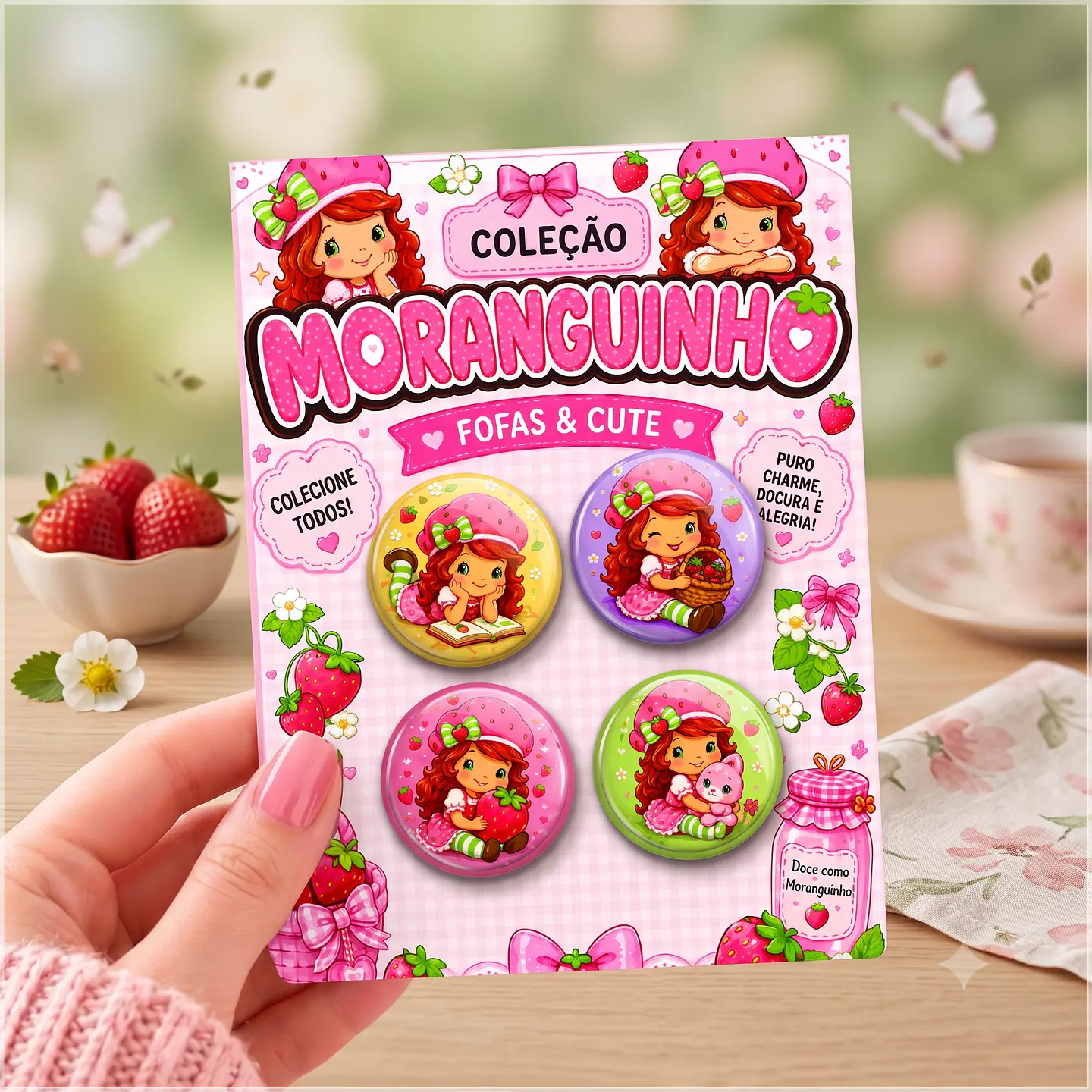 Arquivo de Corte Bottons Moranguinho 21 1