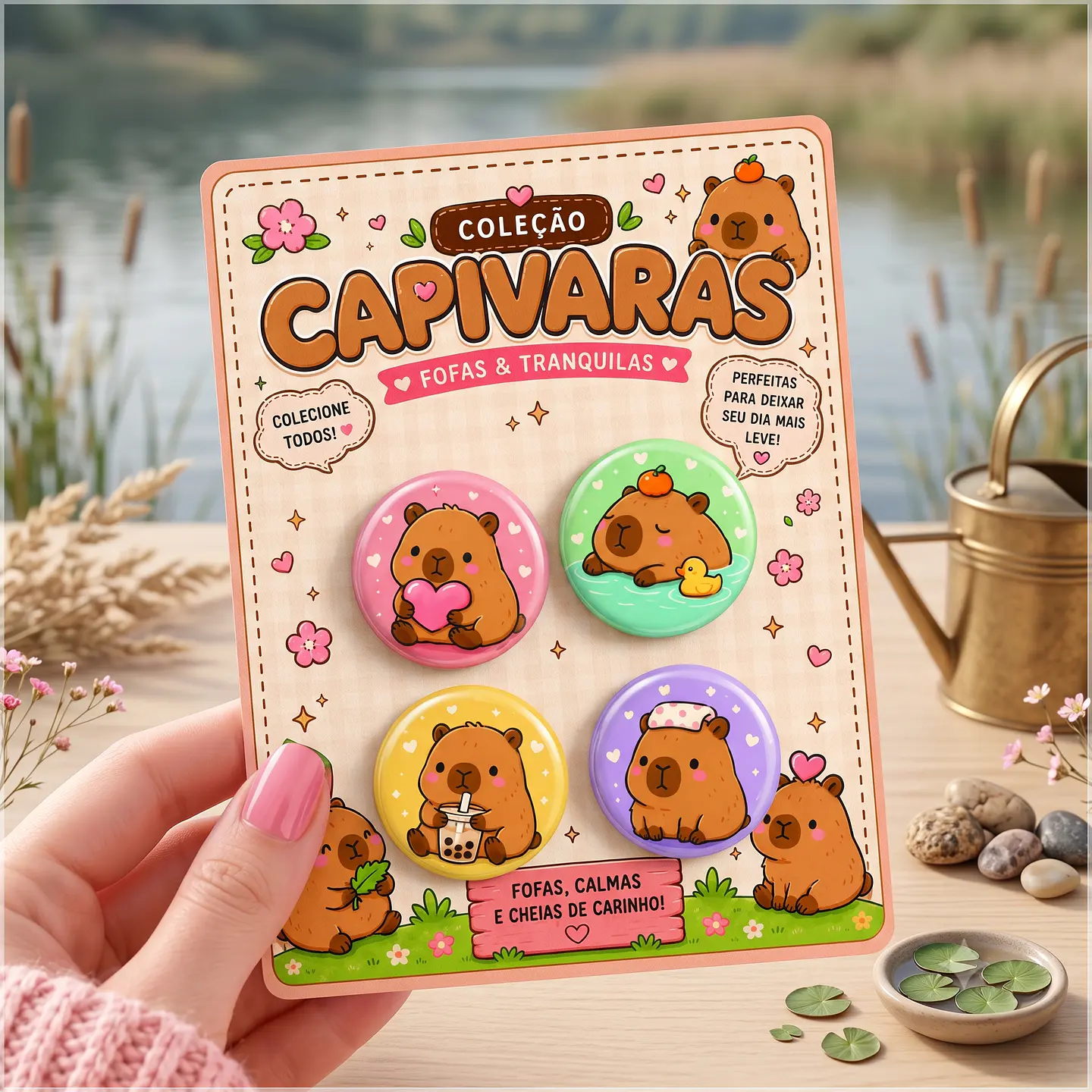 Arquivo de Corte Bottons Capivara 2 11 1