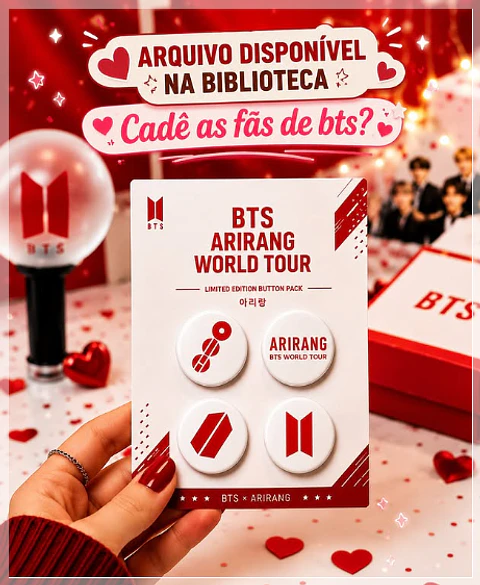 Arquivo de Corte Bottons BTS 3