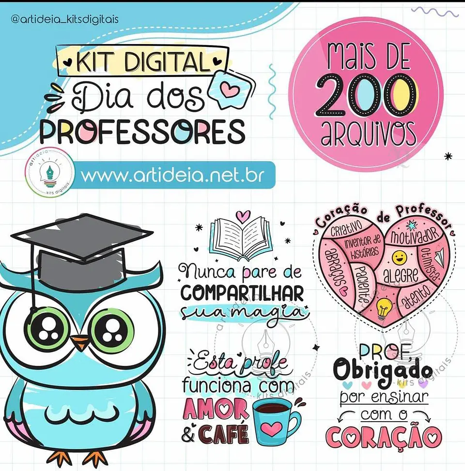Kit Digital Dia dos Professores da 3 1