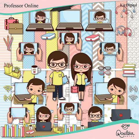 Kit Digital Professor Online Elementos 13