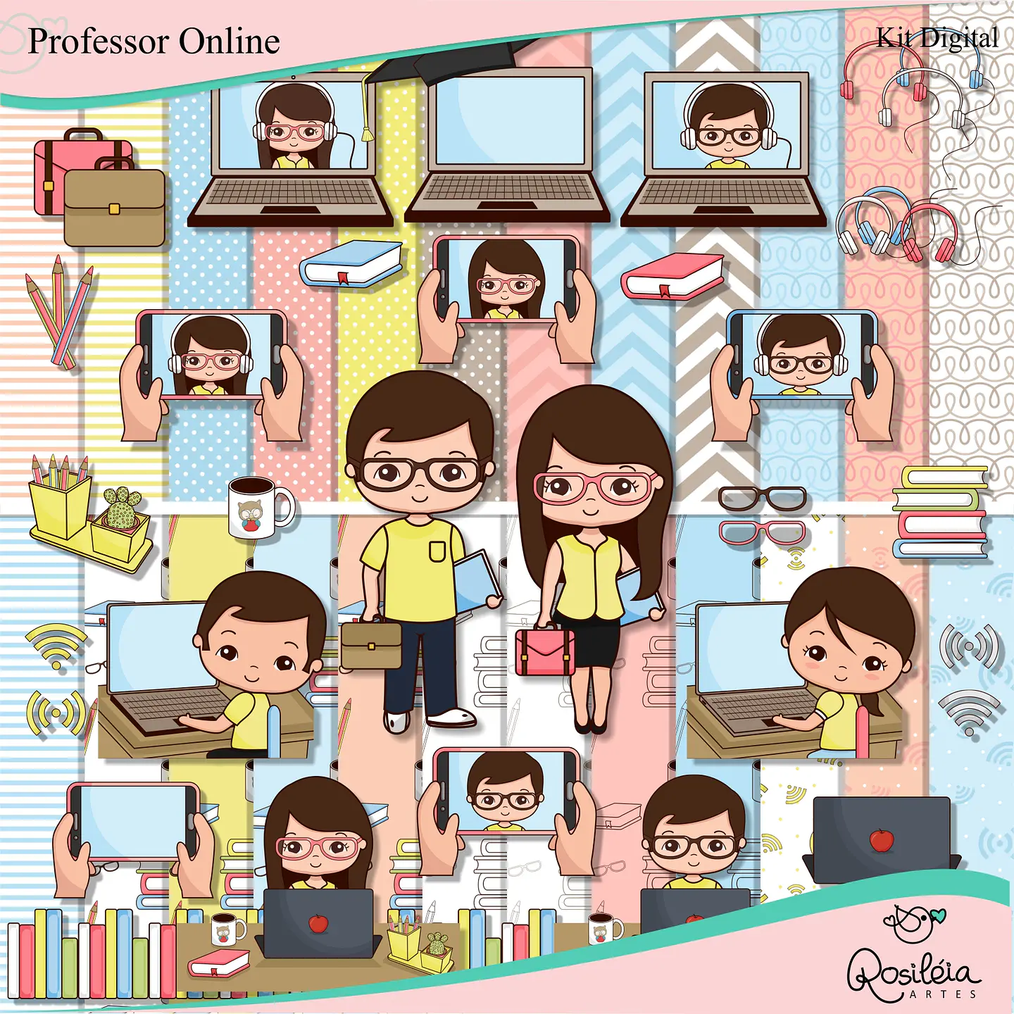 Kit Digital Professor Online Elementos 13 1