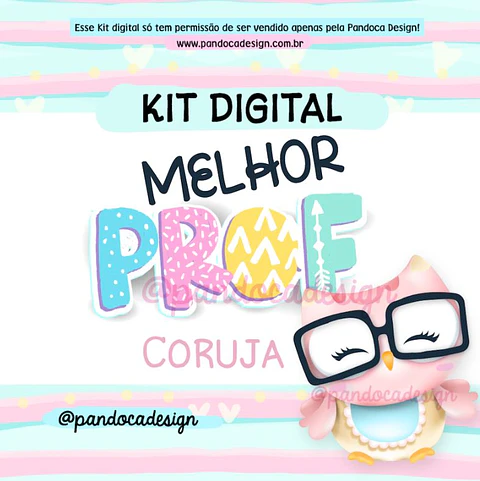 Kit Digital Melhor Prof Coruja 6